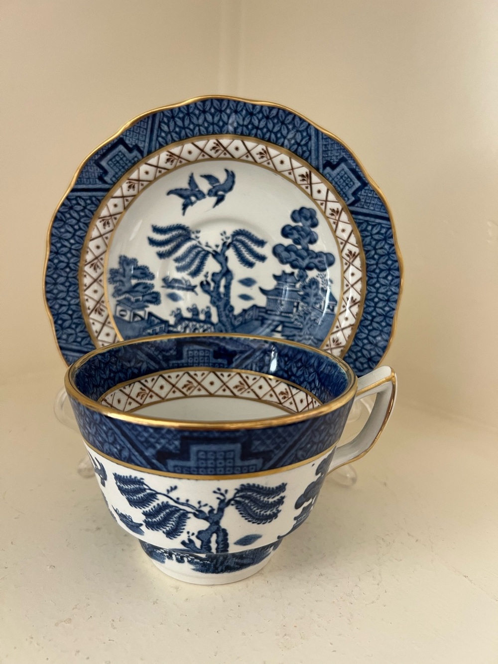 Booths Real Old Willow pattern. Perfect condition. Made in England.